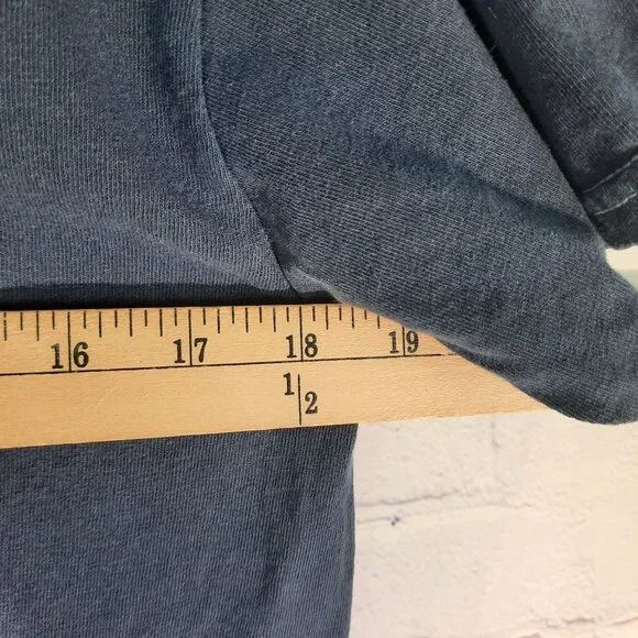 David Bowie Womens Bowie Retro Picture Vintage Style Navy Distressed Shirt - Picture 9 of 10